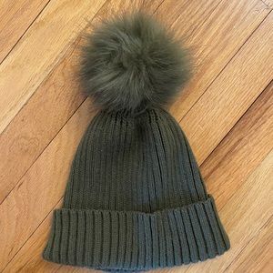 Green H and M winter Hat